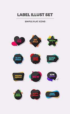 도형 아이콘 별 말풍선 이벤트 사람없음 쇼핑 세트 라벨 세일 사각형 축제 하트 원형 플랫 플랫아이콘 2D아이콘 AI파일 자연요소 모양 프레임 파일형식 벡터