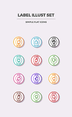 아이콘 손 스티커 손가락 사람없음 세트 라벨 축제 주먹 최고 플랫 플랫아이콘 약속 하이파이브 2D아이콘 AI파일 모션 프레임 손짓 신체부위 파일형식 벡터