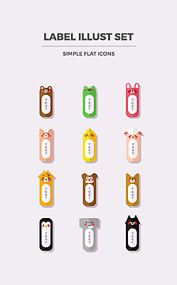 동물 아이콘 곰 코끼리 병아리 개구리 사람없음 세트 라벨 고양이 원숭이 토끼 양 돼지 플랫 강아지 이름표 기린 플랫아이콘 펭귄 2D아이콘 AI파일 포유류 조류 프레임 양서류 반려동물 개 파일형식 벡터