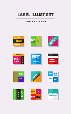 아이콘 이벤트 사람없음 쇼핑 세트 라벨 세일 최고 플랫 플랫아이콘 new 2D아이콘 AI파일 프레임 파일형식 벡터
