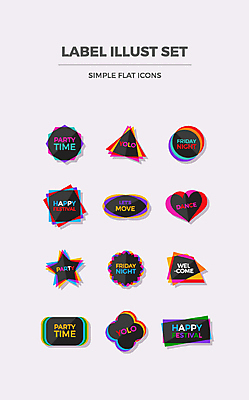 도형 아이콘 별 사람없음 세트 파티 라벨 사각형 축제 하트 원형 플랫 삼각형 플랫아이콘 클럽 2D아이콘 AI파일 자연요소 모양 프레임 이벤트 파일형식 벡터