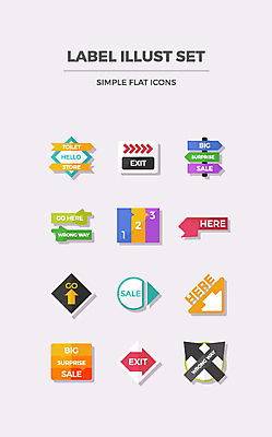 아이콘 이벤트 사람없음 쇼핑 세트 라벨 세일 최고 플랫 플랫아이콘 go HERE 2D아이콘 AI파일 프레임 파일형식 벡터