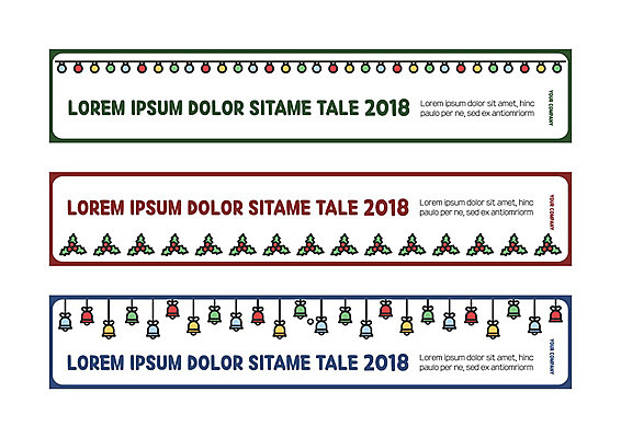 템플릿 배너템플릿 가로배너 크리스마스장식 크리스마스 사각프레임 사람없음 사각형 현수막 배너세트 AI파일 도형 배너 기념일 프레임 가로 세트 파일형식 벡터