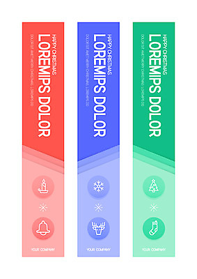 템플릿 배너템플릿 세로배너 크리스마스 초 양말 사각프레임 눈꽃 사람없음 크리스마스트리 사각형 루돌프 종 현수막 배너세트 AI파일 도형 배너 기념일 사슴 프레임 눈_날씨 세로 세트 파일형식 벡터