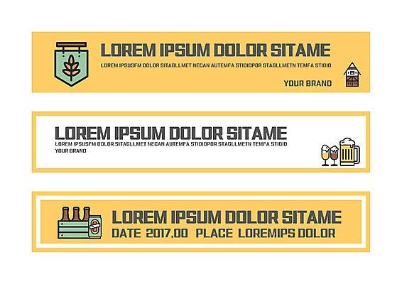 템플릿 배너템플릿 가로배너 사각프레임 맥주 사람없음 사각형 현수막 보리 맥주병 배너세트 AI파일 도형 배너 술병 곡류 프레임 주류 가로 세트 파일형식 벡터