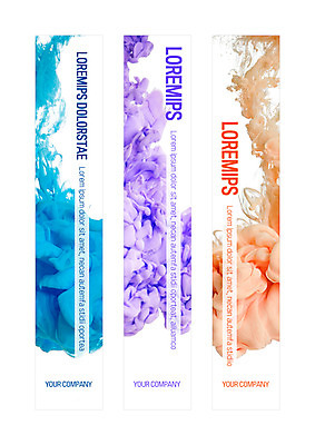 템플릿 배너템플릿 세로배너 사각프레임 사람없음 사각형 물감 현수막 번짐 배너세트 AI파일 도형 배너 프레임 세로 세트 미술도구 파일형식 벡터 효과