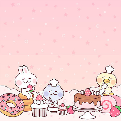 동물 캐릭터 별 일러스트 곰 딸기 프레임 병아리 세마리 요리 사람없음 귀여움 케이크 봄 토끼 메모지 도넛 컵케이크 편지 편지지 롤케이크 아기자기 국내일러스트 일러캐릭터 AI파일 자연요소 계절 컨셉 과일 포유류 조류 디저트 3 반려동물 사무용품 파일형식 벡터