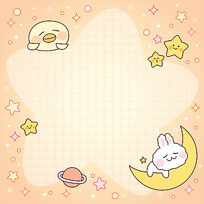 동물 캐릭터 별 두마리 일러스트 프레임 병아리 사람없음 귀여움 봄 행성 달 토끼 메모지 편지 편지지 아기자기 국내일러스트 일러캐릭터 AI파일 자연요소 계절 컨셉 2 포유류 조류 반려동물 우주 사무용품 파일형식 벡터