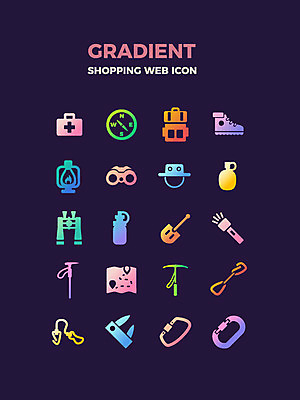 아이콘 모자 지도 사람없음 쇼핑 망원경 램프 손전등 칼 구급상자 나침반 삽 물통 웹아이콘 등산화 등산가방 등산스틱 2D아이콘 AI파일 잡화 신발 가방 조명 의료용품 등산용품 파일형식 벡터