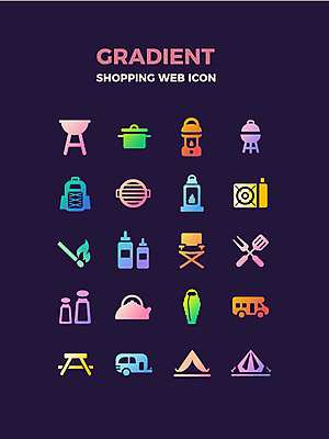 아이콘 의자 배낭 탁자 주전자 주방용품 텐트 캠핑도구 사람없음 쇼핑 캠핑 램프 그릴 냄비 성냥 버너 웹아이콘 캠핑카 소스통 조미료통 침낭 2D아이콘 AI파일 가구 생활용품 가방 자동차 레저 조명 통 도구 소스_음식 솥 파일형식 벡터