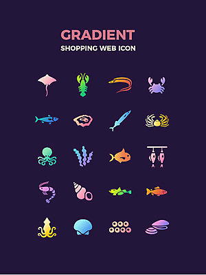 아이콘 조개 새우 사람없음 쇼핑 게 굴 소라 가재 오징어 웹아이콘 홍합 문어 연어 고등어 가오리 미역 대게 갈치 꽁치 병어 북어 아귀 2D아이콘 AI파일 어패류 연체동물 갑각류 어류 수중동물 해조류 파일형식 벡터