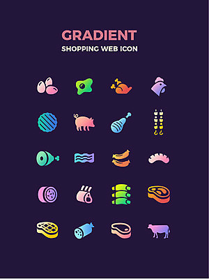 아이콘 돼지고기 사람없음 쇼핑 계란 닭고기 돈가스 햄 웹아이콘 베이컨 한우 순대 닭꼬치 폭립 소세지빵 2D아이콘 AI파일 음식 빵 육류 알 소고기 꼬치 커틀릿 파일형식 벡터