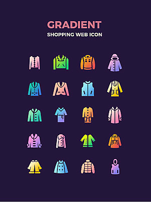 아이콘 사람없음 쇼핑 재킷 코트 조끼 카디건 웹아이콘 우비 가죽자켓 야구점퍼 패딩 패딩조끼 2D아이콘 AI파일 옷 점퍼 외투 파일형식 벡터