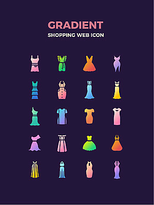 아이콘 드레스 원피스 사람없음 쇼핑 웹아이콘 나시원피스 2D아이콘 AI파일 옷 파일형식 벡터