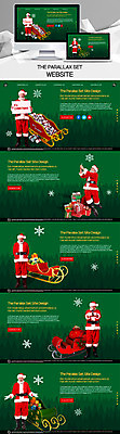 PSD 서양인 외국인 템플릿 남자 중년 50대 웹템플릿 크리스마스 겨울 사이트템플릿 선물 여러명 홈페이지 산타클로스 모니터 홈페이지시안 썰매 중년남자만 시차스크롤 반응형 패럴렉스 이미지템플릿 계절 기념일 다수 사람 인종 성인 컴퓨터 남자만 중년만 파일형식