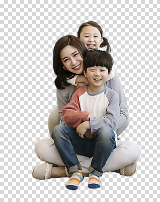 전신 편집 편집이미지 여자 남자 딸 아들 어린이 가족 엄마 웃음 앉기 성인 앞모습 세명 30대 한국인 PNG 편집소스 뷰포인트 관계 모션 표정 사람 동양인 장년 파일형식