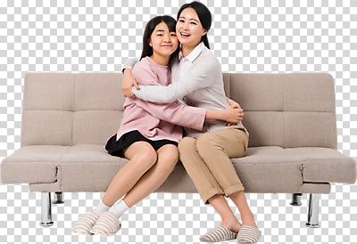 전신 편집 편집이미지 여자 딸 가족 포옹 모녀 엄마 앉기 성인 두명 앞모습 10대 30대 소파 한국인 PNG 여자만 편집소스 뷰포인트 의자 관계 안기 모션 청소년 사람 동양인 장년 파일형식