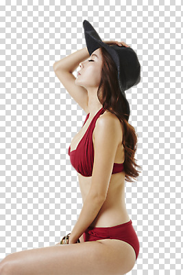 편집 편집이미지 모자 여자 한명 앉기 상반신 20대 옆모습 여름휴가 바캉스 비키니 눈감음 한국인 PNG 성인여자한명만 편집소스 1 잡화 수영복 뷰포인트 모션 휴가 사람 동양인 청년 여자한명만 성인여자만 파일형식 여름_계절