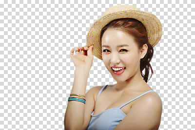 편집 편집이미지 모자 여자 팔찌 한명 웃음 상반신 20대 옆모습 민소매 뷰티 한국인 PNG 의료성형뷰티 성인여자한명만 편집소스 1 잡화 뷰포인트 상의 장신구 표정 사람 동양인 청년 여자한명만 성인여자만 파일형식