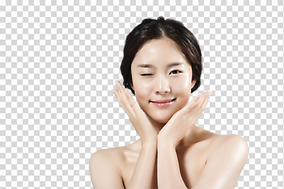편집 편집이미지 여자 윙크 한명 웃음 손짓 상반신 20대 앞모습 뷰티 한국인 피부관리 PNG 의료성형뷰티 성인여자한명만 편집소스 1 뷰포인트 모션 표정 사람 동양인 청년 여자한명만 성인여자만 파일형식