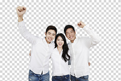 편집 편집이미지 여자 남자 대학생 어깨동무 서기 웃음 상반신 20대 앞모습 세명 친구 청춘 파이팅 한국인 PNG 편집소스 학생 뷰포인트 포즈 컨셉 관계 모션 표정 사람 동양인 청년 파일형식