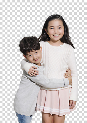 편집 편집이미지 여자 남자 어린이 가족 포옹 남매 서기 웃음 상반신 두명 앞모습 한국인 PNG 어린이만 편집소스 뷰포인트 관계 안기 모션 표정 사람 동양인 파일형식