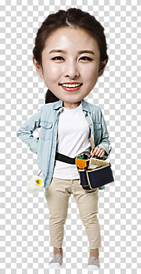 전신 편집 편집이미지 여자 한명 서기 웃음 20대 앞모습 한국인 공구 페인트롤러 DIY PNG SD캐릭터 편집소스 캐릭터 1 뷰포인트 모션 표정 사람 동양인 청년 취미 도구 파일형식