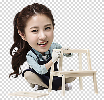 전신 편집 편집이미지 여자 한명 웃음 앉기 20대 목재 앞모습 한국인 DIY PNG SD캐릭터 편집소스 나무 캐릭터 1 뷰포인트 재료 모션 표정 사람 동양인 청년 취미 파일형식