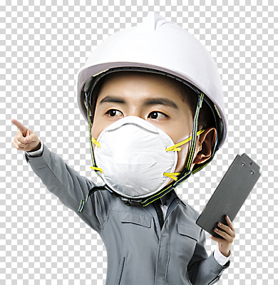 편집 편집이미지 응시 남자 작업복 한명 들기 상반신 20대 앞모습 한국인 가리킴 안전모 건축가 PNG 방진마스크 서류판 SD캐릭터 편집소스 직업 캐릭터 1 시선 옷 뷰포인트 모션 마스크 사람 동양인 손짓 청년 사무용품 헬멧 안전장비 파일형식