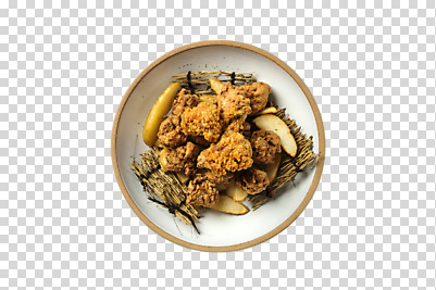 편집 편집이미지 접시 사람없음 프라이드치킨 감자튀김 PNG 편집소스 식기 감자 치킨 튀김 파일형식