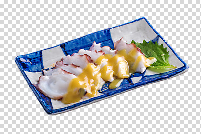 편집 편집이미지 접시 사람없음 소스 깻잎 문어 PNG 문어회 일본음식 편집소스 식기 음식 채소 연체동물 수중동물 회 양념 파일형식