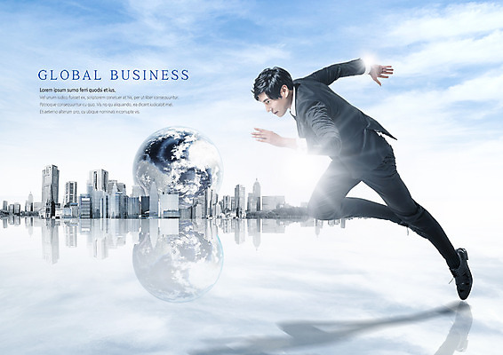 PSD 구름 편집 편집이미지 남자 지구 하늘 한명 빌딩 20대 달리기 글로벌비즈니스 한국인 비즈니스맨 이미지편집 자연요소 1 비즈니스 모션 사람 동양인 청년 건물 글로벌 직장인 파일형식