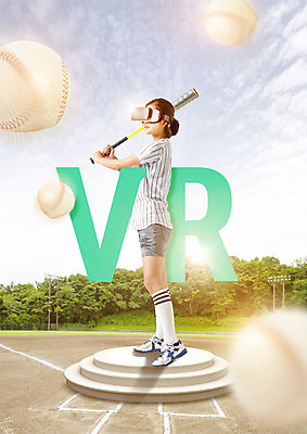 PSD 나무 구름 편집 편집이미지 여자 하늘 한명 20대 성인 야구 야구방망이 야구공 3D안경 가상현실 성인여자한명만 4차산업 VR기기 이미지편집 자연요소 식물 1 산업 안경 공 사람 청년 구기 기계 야구용품 여자한명만 성인여자만 파일형식