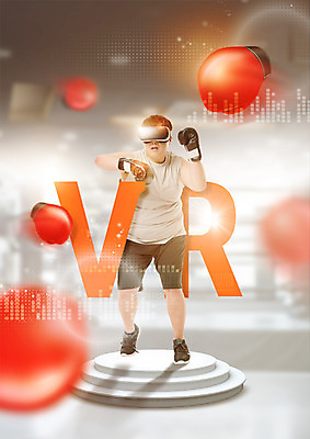 PSD 편집 편집이미지 남자 다이어트 한명 성인 30대 운동 권투 권투글러브 3D안경 가상현실 성인남자한명만 4차산업 VR기기 이미지편집 1 산업 안경 건강 사람 장년 기계 격투기 글러브 남자한명만 성인남자만 파일형식