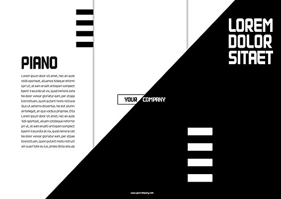 템플릿 표지디자인 북디자인 출판디자인 표지 악기 음악 리플렛 북커버 3단접지 팜플렛 사람없음 건반 피아노 이미지템플릿 AI파일 문화예술 건반악기 파일형식 벡터
