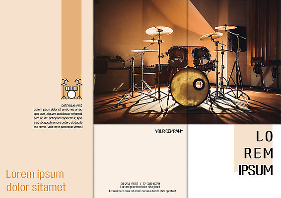 템플릿 표지디자인 북디자인 출판디자인 표지 음악 리플렛 북커버 3단접지 팜플렛 사람없음 드럼 이미지템플릿 AI파일 문화예술 타악기 파일형식 벡터
