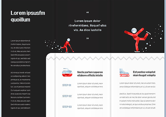 템플릿 표지디자인 북디자인 출판디자인 내지 리플렛 겨울 북커버 3단접지 겨울스포츠 사람모양 팜플렛 사람없음 픽토그램 스케이트 스케이팅 아이스하키 컬링 이미지템플릿 AI파일 모양 계절 스포츠용품 스포츠 하키 파일형식 벡터