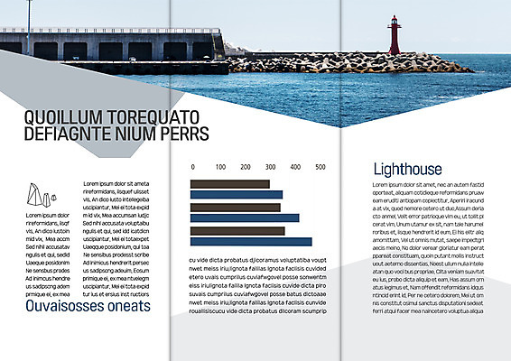 템플릿 표지디자인 북디자인 출판디자인 내지 리플렛 바다 북커버 3단접지 자연 그래프 등대 팜플렛 사람없음 방파제 이미지템플릿 AI파일 공공시설 생태계 파일형식 벡터