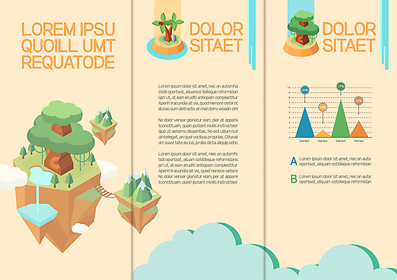 나무 구름 템플릿 표지디자인 북디자인 출판디자인 내지 리플렛 북커버 3단접지 자연 그래프 산 팜플렛 사람없음 폭포 아이소메트릭 이미지템플릿 AI파일 자연요소 식물 생태계 파일형식 벡터