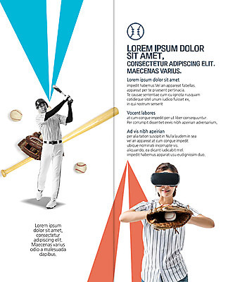 PSD 템플릿 표지디자인 북디자인 출판디자인 여자 남자 내지 리플렛 2단접지 북커버 팜플렛 20대 두명 운동 야구 한국인 야구방망이 타자 야구글러브 스윙 야구공 3D안경 가상현실 성인만 VR기기 이미지템플릿 안경 포즈 공 건강 사람 동양인 청년 구기 기계 야구용품 글러브 야구선수 파일형식