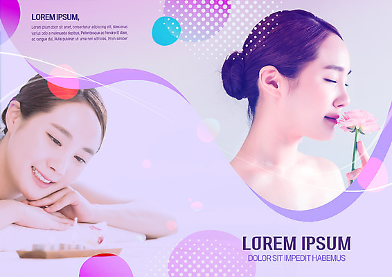 PSD 템플릿 표지디자인 북디자인 출판디자인 여자 표지 꽃 리플렛 북커버 팜플렛 20대 성인 두명 뷰티 눈감음 스파 한국인 향기 의료성형뷰티 성인여자만 이미지템플릿 식물 모션 사람 동양인 청년 냄새 여자만 성인만 파일형식