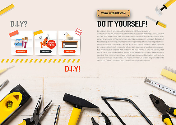 PSD 템플릿 표지디자인 북디자인 출판디자인 내지 리플렛 북커버 줄자 팜플렛 사람없음 페인트 공구 드라이버 망치 책상 페인트통 페인트붓 톱 DIY 니퍼 이미지템플릿 가구 통 자 취미 도구 붓 파일형식
