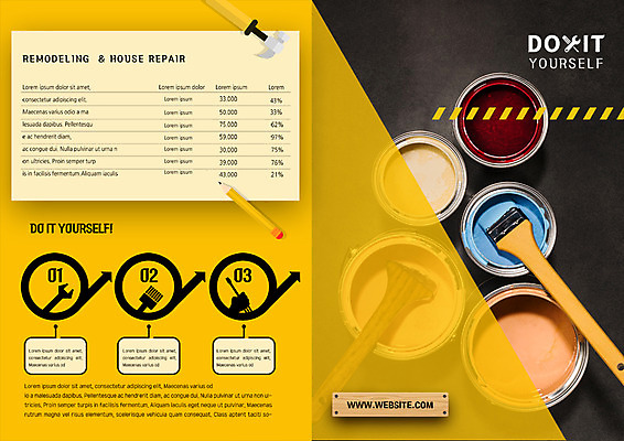 PSD 템플릿 표지디자인 북디자인 출판디자인 내지 리플렛 북커버 페인팅 팜플렛 사람없음 연필 페인트 망치 페인트통 페인트붓 페인팅도구 DIY 이미지템플릿 학용품 통 취미 필기구 도구 공구 붓 파일형식