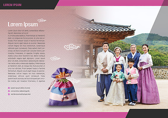 PSD 템플릿 한국전통 표지디자인 북디자인 출판디자인 여자 명절 노년 남자 내지 어린이 리플렛 북커버 가족 한옥 대가족 복주머니 팜플렛 여러명 30대 한국인 60대 한복 이미지템플릿 전통 기념일 다수 고건축 관계 전통소품 한국 사람 동양인 성인 장년 전통의상 파일형식