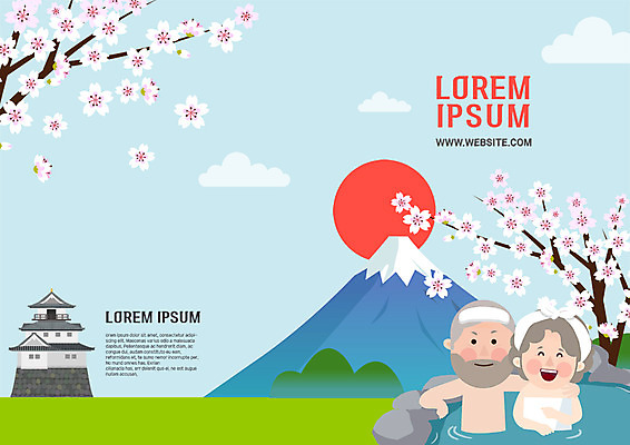 PSD 템플릿 표지디자인 북디자인 출판디자인 여자 표지 노년 남자 리플렛 북커버 팜플렛 취미 두명 태양 일본 온천 벚꽃 일본여행 일본건축 후지산 이미지템플릿 자연요소 꽃 아시아 해외여행 산 사람 성인 스파 동양건축 세계문화유산 파일형식