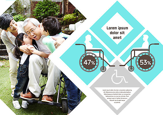 PSD 템플릿 표지디자인 북디자인 출판디자인 여자 노년 남자 내지 어린이 리플렛 북커버 의학 가족 키스 팜플렛 여러명 한국인 60대 휠체어 노인요양 이미지템플릿 다수 관계 사람 동양인 성인 애정표현 요양 파일형식