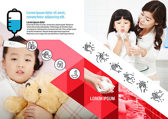 PSD 템플릿 표지디자인 북디자인 손 출판디자인 여자 딸 내지 어린이 리플렛 북커버 의학 모녀 엄마 팜플렛 여러명 성인 신체부위 30대 곰인형 한국인 온도계 체온계 링거 비누 손씻기 손씻기방법 이미지템플릿 인형 다수 가족 의료기기 사람 동양인 장년 위생용품 씻기 방법 파일형식