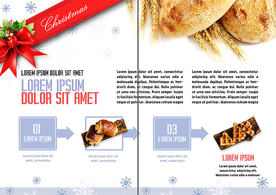 PSD 템플릿 표지디자인 북디자인 출판디자인 리본 내지 빵 리플렛 크리스마스 북커버 이벤트 팜플렛 사람없음 이삭 와플 이미지템플릿 기념일 음식 디저트 파일형식