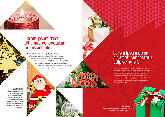 PSD 템플릿 표지디자인 북디자인 출판디자인 내지 리플렛 크리스마스 겨울 2단접지 북커버 촛불 이벤트 팜플렛 사람없음 선물상자 크리스마스트리 산타클로스 장식볼 루돌프 이미지템플릿 계절 기념일 초 사슴 선물 장식 상자 파일형식