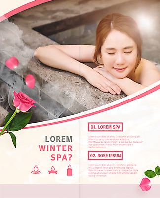 PSD 템플릿 표지디자인 북디자인 출판디자인 여자 내지 리플렛 2단접지 북커버 한명 팜플렛 20대 성인 뷰티 장미 눈감음 온천 한국인 수증기 의료성형뷰티 성인여자한명만 이미지템플릿 1 꽃 모션 사람 동양인 청년 스파 여자한명만 성인여자만 파일형식